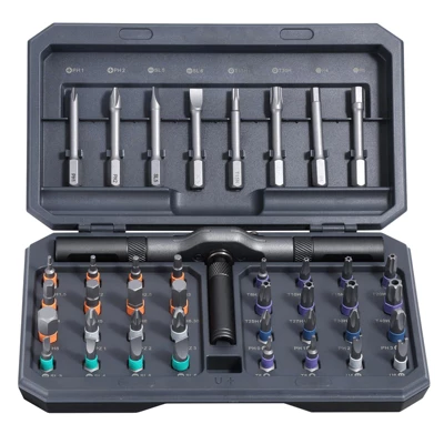 Itopfox 42 In 1 Magnetic Screwdriver Set With Detachable Ratchet Handle Multi Bit Drive Set, Compact Repair Tool Kit For Furniture, Computer, Bicycle 8 Itopfox 42 In 1 Magnetic Screwdriver Set With Detachable Ratchet Handle Multi Bit Drive Set, Compact Repair Tool Kit For Furniture, Computer, Bicycle - Image 8