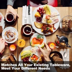 Itopfox 49-Piece Stainless Steel Silverware Set With Cutlery Organizer, Service For 8 With Steak Knives And Kitchen Utensils -Kid's Home GUEST 2d9c27db 35e6 43a7 9e45 116c54f1d533