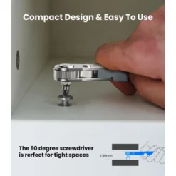 Itopfox 17-in-1 Right Angle Ratcheting Screwdriver Set With Bearing Steel Bits, 36-Tooth Mini Ratchet Wrench, Magnetic Offset ScrewdriveR 10 Itopfox 17-in-1 Right Angle Ratcheting Screwdriver Set With Bearing Steel Bits, 36-Tooth Mini Ratchet Wrench, Magnetic Offset ScrewdriveR -Kid's Home GUEST 30f00c71 1139 46f8 a518 03e65fba731b