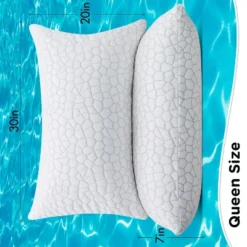 Itopfox Cooling Bed Pillows 2 Pack, Shredded Memory Foam Adjustable Pillow For Side Back Stomach Sleepers, Neck Pain Relief, Luxury Firm Gel Pillow 8 Itopfox Cooling Bed Pillows 2 Pack, Shredded Memory Foam Adjustable Pillow For Side Back Stomach Sleepers, Neck Pain Relief, Luxury Firm Gel Pillow -Kid's Home GUEST 3411b836 bc6d 4061 8c25 cd2cad31b8dd