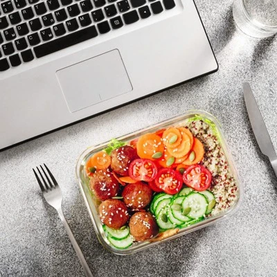 Itopfox 24-Piece Glass Food Storage Containers With Snap Locking Lids, Airtight Meal Prep Containers For Microwave, Oven, Freezer & Dishwasher 4 Itopfox 24-Piece Glass Food Storage Containers With Snap Locking Lids, Airtight Meal Prep Containers For Microwave, Oven, Freezer & Dishwasher - Image 4