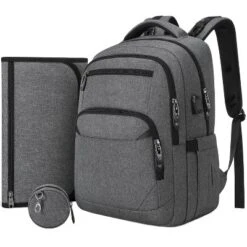 Itopfox Multi-Function Baby Diaper Backpack With Portable Changing Pad, Pacifier Holder, USB Charging Port, Ideal For Moms And Dads 15 Itopfox Multi-Function Baby Diaper Backpack With Portable Changing Pad, Pacifier Holder, USB Charging Port, Ideal For Moms And Dads -Kid's Home GUEST 3555839a 27c9 486b 93c2 45c44bb742ae