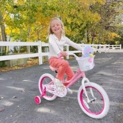 Itopfox Angel Girls Bike For Toddlers And Kids With Training Wheels & Basket, Girls Bicycle With Handbrake & Kickstand For Safe And Fun Riding -Kid's Home GUEST 355b42a9 b4ae 45c7 8ce4 49e4d924a3c3