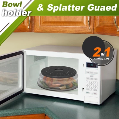 Itopfox Microwave Food Cover And Mat, Large Vented Collapsible Splatter Guard Dish Plate Lid & Silicone Round Kitchen Mat, 4 In 1 1 Itopfox Microwave Food Cover And Mat, Large Vented Collapsible Splatter Guard Dish Plate Lid & Silicone Round Kitchen Mat, 4 In 1