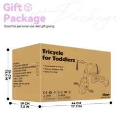 Itopfox Toddler Tricycle For Ages 2-4 Years, Kids Trike With Bell And Back Basket, 3 Wheel Bike Riding Toy Gift For Girls, Purple -Kid's Home GUEST 359e699b cdaa 49d7 a657 0f8091f79900