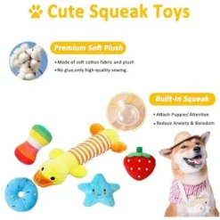 Itopfox Dog Toys 25 Pack For Fun And Teeth Cleaning, Puppy Chew Toys With Squeak Plush Toy, Squeaky Toy Balls, Tug Of War And Rope Toys For Puppy 9 Itopfox Dog Toys 25 Pack For Fun And Teeth Cleaning, Puppy Chew Toys With Squeak Plush Toy, Squeaky Toy Balls, Tug Of War And Rope Toys For Puppy -Kid's Home GUEST 372d8afe 6f91 411a 9dec 63c998b7c039