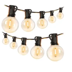 Itopfox 100FT LED Outdoor String Lights With 52 Shatterproof G40 Dimmable Bulbs, 2-Pack Waterproof Hanging Lights For Patio Backyard Porch Party 13 Itopfox 100FT LED Outdoor String Lights With 52 Shatterproof G40 Dimmable Bulbs, 2-Pack Waterproof Hanging Lights For Patio Backyard Porch Party -Kid's Home GUEST 386bf7e4 1725 4960 b8ee fed365d3d826