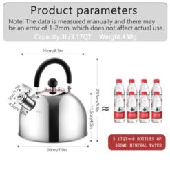 Itopfox 304 Stainless Steel Whistling Tea Kettle, 3 Quart Capacity, Suitable For Induction & Gas Stove Tops, Fast Boiling 10 Itopfox 304 Stainless Steel Whistling Tea Kettle, 3 Quart Capacity, Suitable For Induction & Gas Stove Tops, Fast Boiling -Kid's Home GUEST 38c112ec 188a 4779 9dc4 1b1e7f85f792