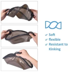 Itopfox Microwave Steamer Cooker Collapsible Bowl With Handle Lid For Vegetables Fish Meal Prep Food Silicone Steamer Cookware Dishwasher Safe, Black -Kid's Home GUEST 3cddd5b0 5075 46e4 a8c5 3a767114ca0d