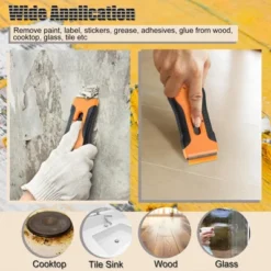 Itopfox Razor Scraper Tool Set With 80 Blades - 30 Metal & 50 Plastic For Sticker, Paint, Grease Removal On Glass, Tile, Wood Floors, Countertops 11 Itopfox Razor Scraper Tool Set With 80 Blades - 30 Metal & 50 Plastic For Sticker, Paint, Grease Removal On Glass, Tile, Wood Floors, Countertops -Kid's Home GUEST 3d1454f5 55a5 4f03 baf8 df52d94a03dc