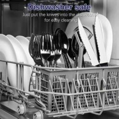 Itopfox Steak Knives Set Of 16 With Serrated Stainless Steel Blades, Triple Rivet Handles, Dishwasher Safe For Home, Restaurant, Parties 9 Itopfox Steak Knives Set Of 16 With Serrated Stainless Steel Blades, Triple Rivet Handles, Dishwasher Safe For Home, Restaurant, Parties -Kid's Home GUEST 3d37e801 0062 4b00 82b6 0c23a9dc3e39