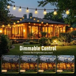 Itopfox Outdoor String Lights - Waterproof LED Globe Patio Lights 30 Ft With Shatterproof Bulbs Connectable Hanging Light For Backyard, Bistro, Porch 9 Itopfox Outdoor String Lights - Waterproof LED Globe Patio Lights 30 Ft With Shatterproof Bulbs Connectable Hanging Light For Backyard, Bistro, Porch -Kid's Home GUEST 3d806eef 9bf2 4539 adc7 54c2c666be7a