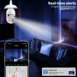 Itopfox 2K Light Bulb Security Camera With 5G&2.4G WiFi, 360°PTZ Coverage, Color Night Vision, Two-Way Talk, Motion Detection For Indoor/Outdoor Home -Kid's Home GUEST 3dc5817c dca9 4537 a7cb 2f6c16754a31