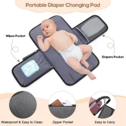 Itopfox Multi-Function Baby Diaper Backpack With Portable Changing Pad, Pacifier Holder, USB Charging Port, Ideal For Moms And Dads 14 Itopfox Multi-Function Baby Diaper Backpack With Portable Changing Pad, Pacifier Holder, USB Charging Port, Ideal For Moms And Dads -Kid's Home GUEST 3fdf54bb fdde 4ef0 a70f 1fcb82dd8870
