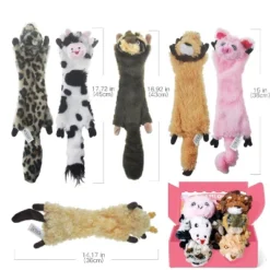 Itopfox 6 Pack Squeaky Dog Toys, No Stuffing Crinkle Plush Chew Toys For Small Puppies, Cute Animal Shapes For Teething Pets 10 Itopfox 6 Pack Squeaky Dog Toys, No Stuffing Crinkle Plush Chew Toys For Small Puppies, Cute Animal Shapes For Teething Pets -Kid's Home GUEST 40686ead bf5b 4a0b 90cf 725ad610f764