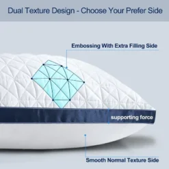 Itopfox Queen Size Pillows Set Of 2, Luxury Hotel Pillow For Sleeping, Supportive Breathable Down Alternative Gusseted Pillow For Side Stomach 8 Itopfox Queen Size Pillows Set Of 2, Luxury Hotel Pillow For Sleeping, Supportive Breathable Down Alternative Gusseted Pillow For Side Stomach -Kid's Home GUEST 408eca70 6b96 4285 92fa 2b09c3c96df7