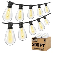 Itopfox Ultra Long Outdoor LED String Lights With Shatterproof S11 Edison Bulbs, Waterproof Hanging Light For Backyard Deck Porch Party Decor -Kid's Home GUEST 40e1528d b026 4a0c 9360 e1dd5c75bd4a