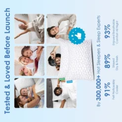 Itopfox Cooling Bed Pillows 2 Pack, Shredded Memory Foam Adjustable Pillow For Side Back Stomach Sleepers, Neck Pain Relief, Luxury Firm Gel Pillow 9 Itopfox Cooling Bed Pillows 2 Pack, Shredded Memory Foam Adjustable Pillow For Side Back Stomach Sleepers, Neck Pain Relief, Luxury Firm Gel Pillow -Kid's Home GUEST 40f8a2e1 e913 4b6a 8b11 56173fe6f02c