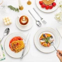 Itopfox 30-Piece Forged Flatware Set, Premium Stainless Steel Cutlery For Kitchen, Home, Wedding, Party, Mirror Polished And Dishwasher Safe -Kid's Home GUEST 41fa014b 72c9 4792 9acc 7da451066e74