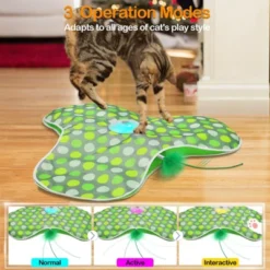 Itopfox Interactive Cat Toy With Moving Feathers & Real Mouse Sounds, Touch Activated Exercise Toy For Indoor Cats, Rechargeable 14 Itopfox Interactive Cat Toy With Moving Feathers & Real Mouse Sounds, Touch Activated Exercise Toy For Indoor Cats, Rechargeable -Kid's Home GUEST 4296125c cea5 4e63 b2ed 517575f599a9