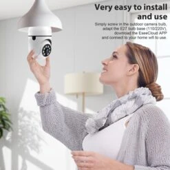 Itopfox 2K Light Bulb Security Camera With 5G&2.4G WiFi, 360°PTZ Coverage, Color Night Vision, Two-Way Talk, Motion Detection For Indoor/Outdoor Home -Kid's Home GUEST 451f9779 923e 4151 ab16 6a3ad3654b72