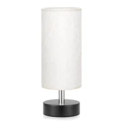 Itopfox Small Table Lamp For Bedroom - Minimalist Nightstand Light, Desk Lamp For Living Room, Office, Dorm With Linen Shade -Kid's Home GUEST 4531e9e4 ac90 4754 952f 163cbc40358e
