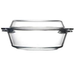 Itopfox Clear Round Glass Casserole With Lid, Microwave & Oven Safe Bakeware, Freezer & Dishwasher Friendly, Easy Grab Baking Dish -Kid's Home GUEST 45728224 5f03 4bb6 9a58 b435d840d906