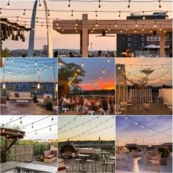 Itopfox Outdoor String Lights With 32 Antique LED Bulbs, IP65 Waterproof Hanging Cafe Market Lighting, Dimmable Warm White 2700K -Kid's Home GUEST 4639a9d9 a8a7 4a64 9ad9 eeb071e90c9a