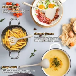 Itopfox 15-Piece Kitchen Cooking Utensils Set With Holder, Heat Resistant Food Grade Silicone Utensils For Nonstick Cookware, Dishwasher Safe 11 Itopfox 15-Piece Kitchen Cooking Utensils Set With Holder, Heat Resistant Food Grade Silicone Utensils For Nonstick Cookware, Dishwasher Safe -Kid's Home GUEST 466ad2e8 4abe 4874 aced 103c2361d480