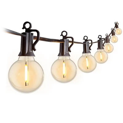 Itopfox Outdoor LED String Lights With 13 Plastic Edison Bulbs, Plug-in, Waterproof Connectable Hanging Light For Backyard Porch Balcony Party Decor 9 Itopfox Outdoor LED String Lights With 13 Plastic Edison Bulbs, Plug-in, Waterproof Connectable Hanging Light For Backyard Porch Balcony Party Decor - Image 9