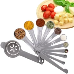 Itopfox 49-Piece Silicone Bakeware Set, Heat-Resistant Nonstick Baking Pans For Cake, Bread, Muffin, Includes Measuring Cups & Spoons, Light Grey -Kid's Home GUEST 47e3fd55 865a 4c17 b11a 62c99f2f6d0b