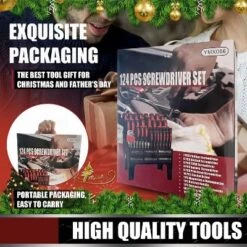 Itopfox 124-Piece Magnetic Screwdriver Set With Slotted Phillips Pozidriv, Hex, Torx, Precision, Ratcheting Screwdriver & Nut Drivers In Storage Rack 8 Itopfox 124-Piece Magnetic Screwdriver Set With Slotted Phillips Pozidriv, Hex, Torx, Precision, Ratcheting Screwdriver & Nut Drivers In Storage Rack -Kid's Home GUEST 47f8c715 aef8 4700 8cce e49438abb0e9