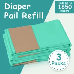 Itopfox 3-Pack Diaper Disposal Bags For 1650 Diapers, Lavender Scented, Fits DEKOR Classic Pails, Extra Thick & Leak-Proof 11 Itopfox 3-Pack Diaper Disposal Bags For 1650 Diapers, Lavender Scented, Fits DEKOR Classic Pails, Extra Thick & Leak-Proof -Kid's Home GUEST 48c91919 d218 4c16 87f7 f5bc89e161d5