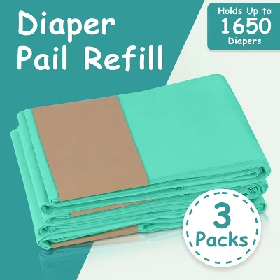 Itopfox 3-Pack Diaper Disposal Bags For 1650 Diapers, Lavender Scented, Fits DEKOR Classic Pails, Extra Thick & Leak-Proof 5 Itopfox 3-Pack Diaper Disposal Bags For 1650 Diapers, Lavender Scented, Fits DEKOR Classic Pails, Extra Thick & Leak-Proof - Image 5