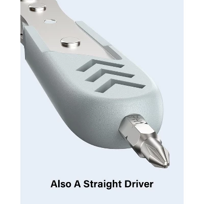 Itopfox 17-in-1 Right Angle Ratcheting Screwdriver Set With Bearing Steel Bits, 36-Tooth Mini Ratchet Wrench, Magnetic Offset ScrewdriveR 3 Itopfox 17-in-1 Right Angle Ratcheting Screwdriver Set With Bearing Steel Bits, 36-Tooth Mini Ratchet Wrench, Magnetic Offset ScrewdriveR - Image 3