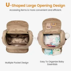 Itopfox Small Waterproof Diaper Backpack With Changing Pad, Stylish Baby Bag For Travel, Includes Stroller Buckles, 14 Inch -Kid's Home GUEST 4ac5d1a6 141e 4aa1 a5e7 f06a990f321c