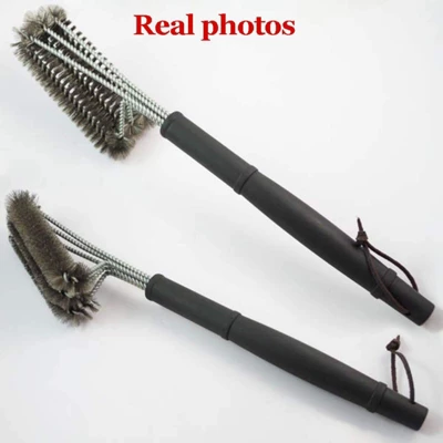 Itopfox 18 Inch Grill Cleaning Brush With 3 Stainless Steel Brushes In 1, Best BBQ Accessories For Easy And Efficient Barbecue Cleaning 3 Itopfox 18 Inch Grill Cleaning Brush With 3 Stainless Steel Brushes In 1, Best BBQ Accessories For Easy And Efficient Barbecue Cleaning - Image 3