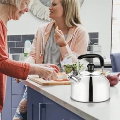 Itopfox Stainless Steel Whistling Tea Kettle For Stovetop, 2.64 QT With Cool Grip Handle, Fast Boiling For Tea, Coffee, Milk, Durable & Safe -Kid's Home GUEST 4bca206f 1eeb 4016 ba6a 3e12ceec3a8b