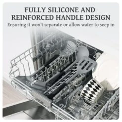 Itopfox 43-Piece Kitchen Utensil Set With Silicone Spatulas, Heat-Resistant Cooking Tools Non-Stick Cookware Safe Dishwasher Friendly, Holder & Hooks -Kid's Home GUEST 4ce664bc 6fd9 46c7 acdb 758cba9618a2