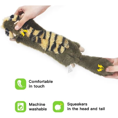 Itopfox 6 Pack Squeaky Dog Toys, No Stuffing Crinkle Plush Chew Toys For Small Puppies, Cute Animal Shapes For Teething Pets 1 Itopfox 6 Pack Squeaky Dog Toys, No Stuffing Crinkle Plush Chew Toys For Small Puppies, Cute Animal Shapes For Teething Pets