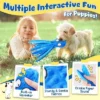Itopfox 9-Pack Interactive Puppy Dog Toys For Small Dogs, No-Stuffing Squeaky Octopus-Shaped Toy, Cute Plush & Chew Toys For Teething Puppies