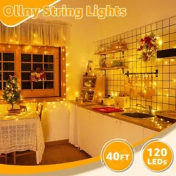 Itopfox 120LED String Lights, Waterproof Connectable Fairy Lights With Timer 8 Modes, Warm White Plug In Christmas Light For Indoor Outdoor Decor 10 Itopfox 120LED String Lights, Waterproof Connectable Fairy Lights With Timer 8 Modes, Warm White Plug In Christmas Light For Indoor Outdoor Decor -Kid's Home GUEST 52c06c77 54ed 4353 83e0 29e9de468b61