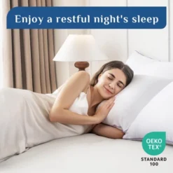 Itopfox Queen Size Pillows Set Of 2, Medium Supportive Bed Pillows With Super Soft Down Alternative Fill, Luxury Fluffy Hotel Quality For Side, Back -Kid's Home GUEST 53ed9204 d932 41e9 9d1b 0e63de73a2c6