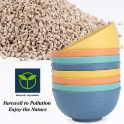 Itopfox 8-Piece Wheat Straw Cereal Bowls Set, Unbreakable & Lightweight, Microwave & Dishwasher Safe, Ideal For Soup, Salad, Oatmeal, And More 11 Itopfox 8-Piece Wheat Straw Cereal Bowls Set, Unbreakable & Lightweight, Microwave & Dishwasher Safe, Ideal For Soup, Salad, Oatmeal, And More -Kid's Home GUEST 56317171 8e36 48ef a601 5a24a2158bf0