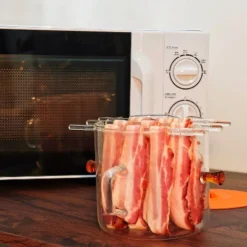 Itopfox Microwave Bacon Cooker With Cover, 2-in-1 Glass Cooking Pot, Microwavable Bacon Grill With Silicone Lid, Easy Clean 13 Itopfox Microwave Bacon Cooker With Cover, 2-in-1 Glass Cooking Pot, Microwavable Bacon Grill With Silicone Lid, Easy Clean -Kid's Home GUEST 5649991f 2a8d 485e a904 c14d626a456a