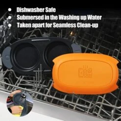 Itopfox Quick-Heat Microwave Egg Cooker, Poacher & Fryer Multi-Use For Breakfast Sandwiches, Dishwasher Safe, Portable For Home, Travel, Gifts Orange -Kid's Home GUEST 59e0811c 5c67 4674 bda7 deb94222675e