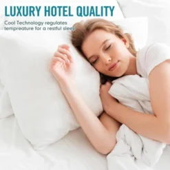 Itopfox Hotel Collection Bed Pillows 2 Pack, Standard Size Cooling Pillows, Premium Soft Down Alternative Fill For Side Stomach Back Sleepers -Kid's Home GUEST 59ed8289 0a21 4fb8 ab16 8475aa32b3ba