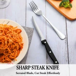 Itopfox 24-Piece Stainless Steel Silverware Set With Steak Knives, Mirror Polished Flatware For 4, Dishwasher Safe Cutlery Set For Home Kitchen 9 Itopfox 24-Piece Stainless Steel Silverware Set With Steak Knives, Mirror Polished Flatware For 4, Dishwasher Safe Cutlery Set For Home Kitchen -Kid's Home GUEST 5a8bc0d8 1fba 413c 9758 eee6fa41678d