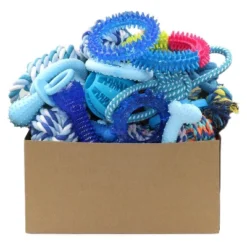 Itopfox 20 Pack Puppy Chew Toys - Blue Dog Teething Toys For Puppies, Teething Rings And Durable Ropes, Rubber Toy Bundle For Small Dogs -Kid's Home GUEST 5a9f4081 9aab 4d84 ad66 330b5ca7aa9f