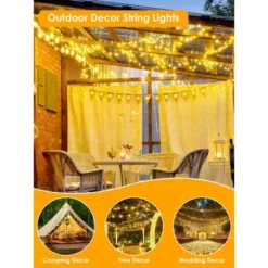 Itopfox 66Ft 200 LED Fairy Lights Plug In, Waterproof String Lights Outdoor & Indoor 8 Modes Christmas Light Bedroom Decor, Timer Twinkle Lights 11 Itopfox 66Ft 200 LED Fairy Lights Plug In, Waterproof String Lights Outdoor & Indoor 8 Modes Christmas Light Bedroom Decor, Timer Twinkle Lights -Kid's Home GUEST 5b7a6ce6 1b63 4ce6 8799 3451d0c201f3